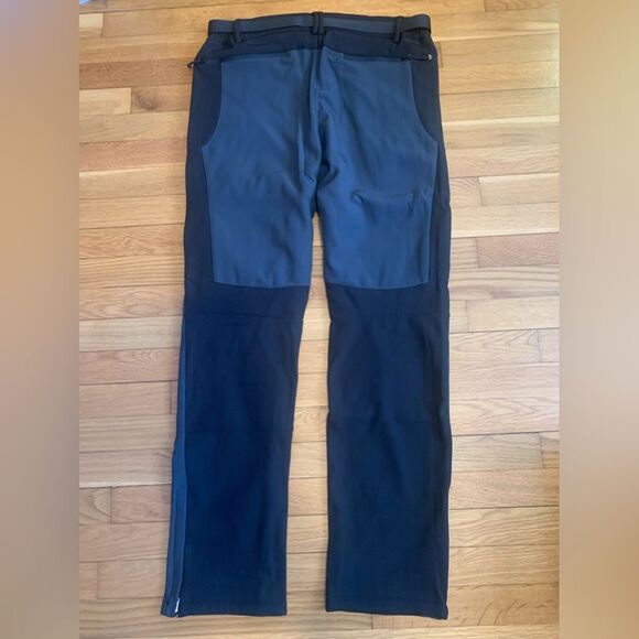 Gash Hao 32x32 Amazon black ski snow black pants fleece - Picture 3 of 4